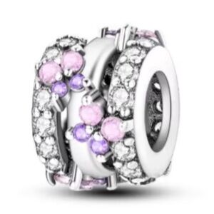 925 Butterfly Bracelet Charm-Sterling silver & cubic Z-Fits Most Charm Bracelets